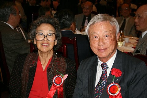 Dr. and
                    Mrs. Herbert Yee at the Head Table